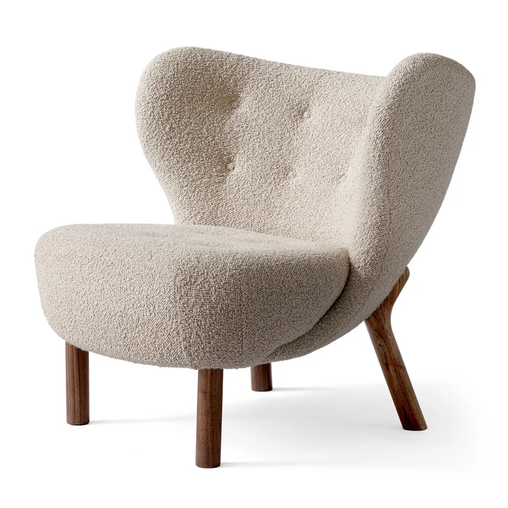 Little Petra VB1 Lounge Chair de & Tradition en noyer / Karakorum 003
