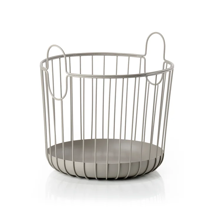 Inu Panier de rangement Ø 30 x H 30,5 cm de Zone Denmark en taupe