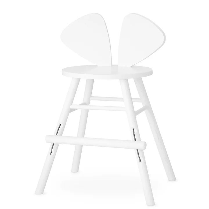 Mouse Chaise Junior de Nofred en blanc