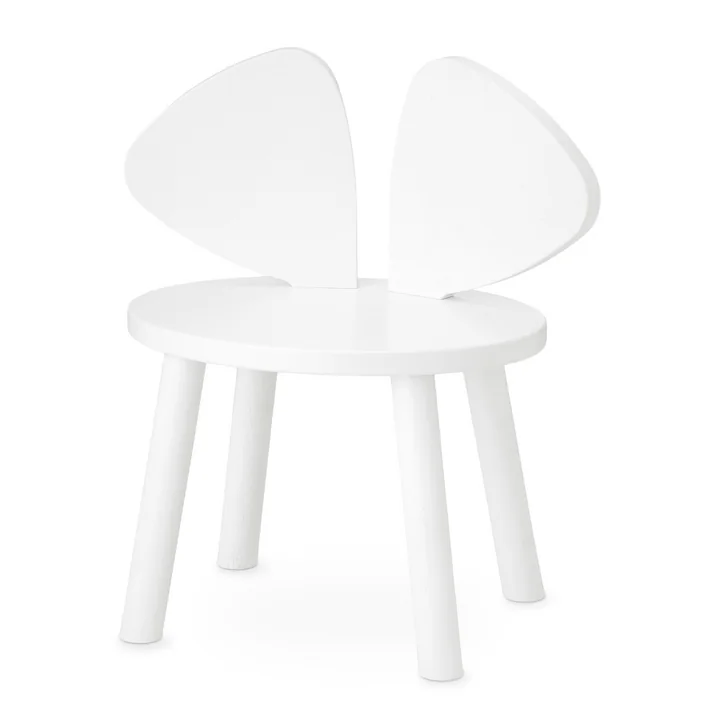 Mouse Chaise pour enfant de Nofred en blanc