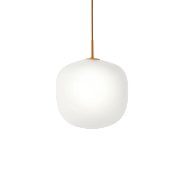Rime Suspension Ø 37 cm, opale / orange de Muuto