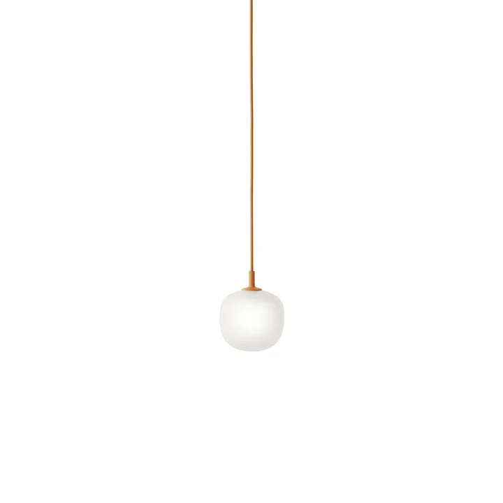 Rime Suspension Ø 12 cm, opale / orange de Muuto