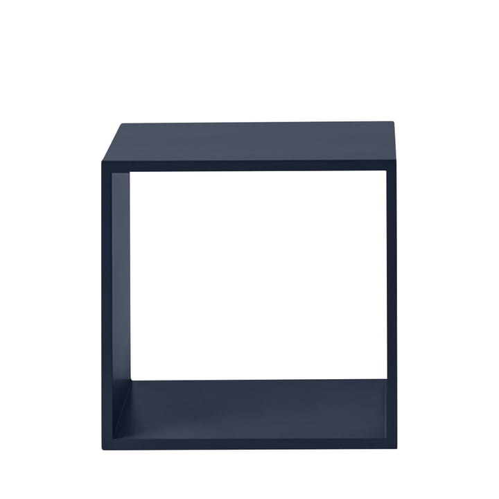 Module d'étagères empilées 2. 0 sans panneau arrière, bleu moyen / minuit à partir de Muuto