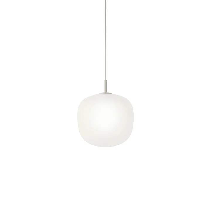 Rime Suspension Ø 25 cm, opale / gris de Muuto