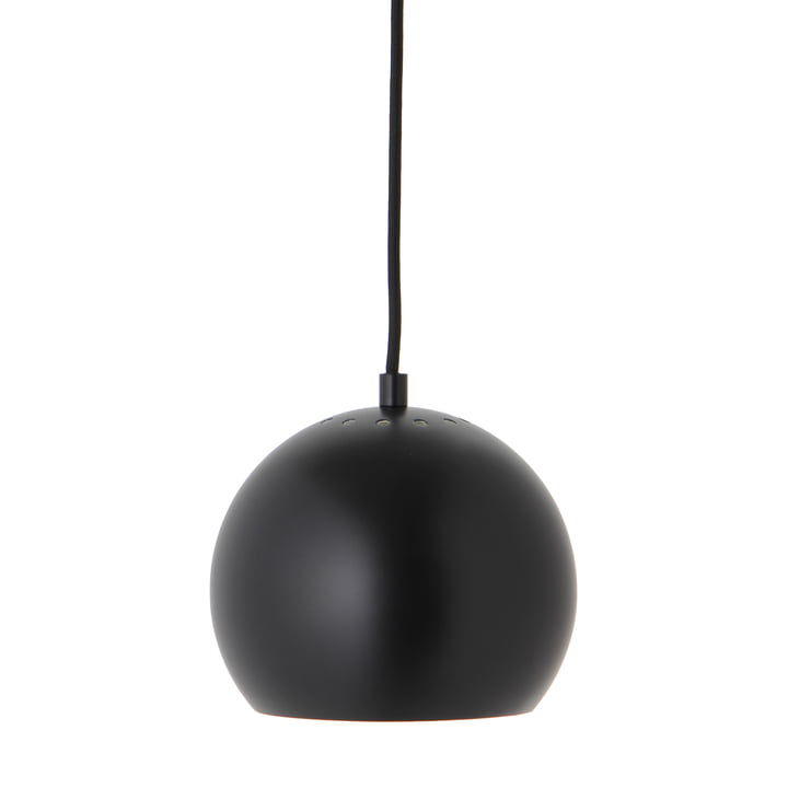 Ball Suspension Ø 18 cm, noir mat / blanc de Frandsen