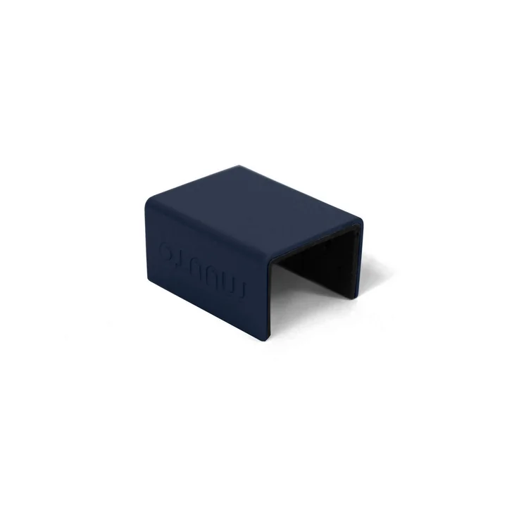 Agrafes pour Mini Stacked Système d'étagères 2. 0 de Muuto à midnight blue (set de 5)