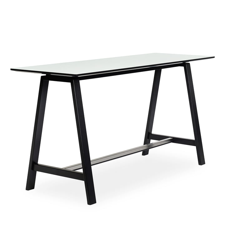 Andersen Furniture - HT1 Table haute 216 x 75 H 108 cm, noir / blanc