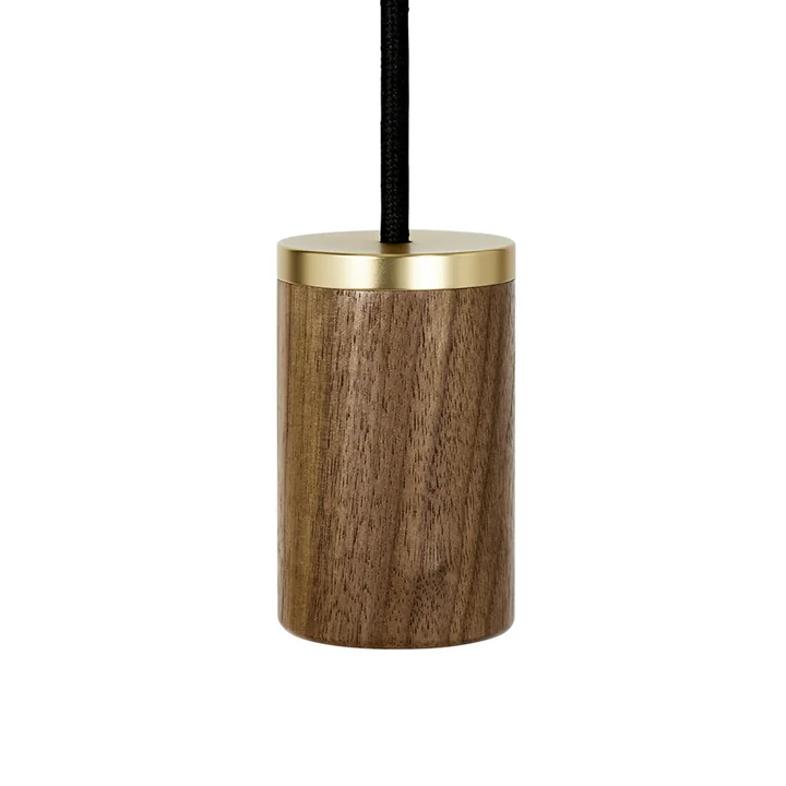 Walnut Knuckle Pendant Lampe à suspension de Tala en noyer / laiton