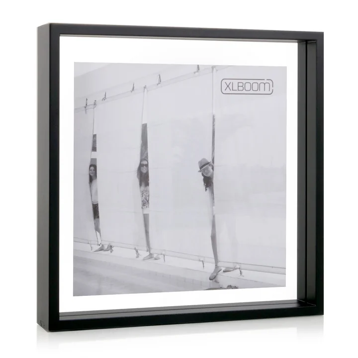 Square Floating Box Cadre photo 32 x 32 cm, coffee bean de XLBoom