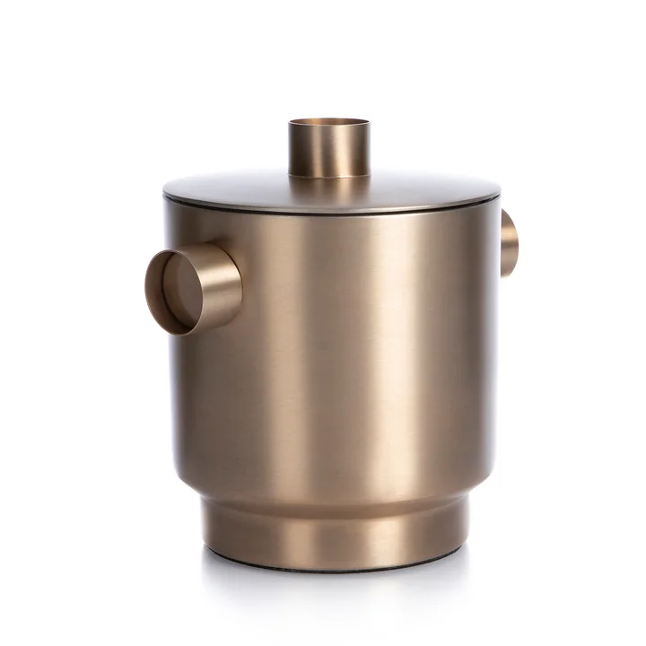 Rondo Bac à glaçons petit, en acier cuivré, Ø 13 cm de XLBoom