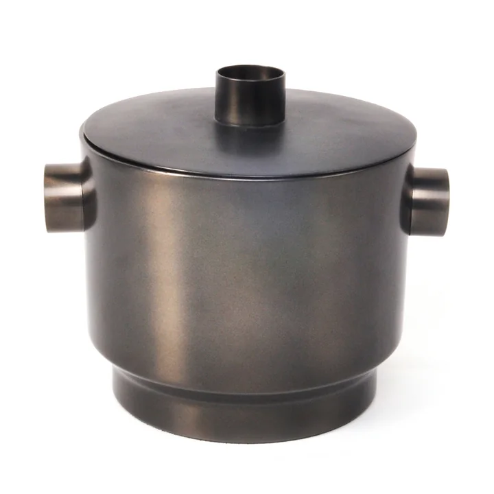 Rondo Bac à glaçons, acier noir, Ø 18 cm de XLBoom