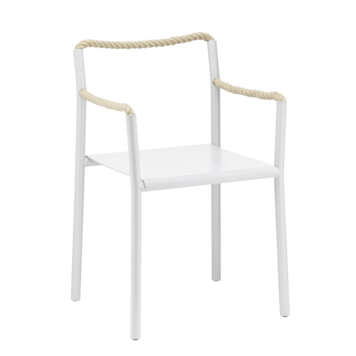 Rope Chair d&#39; Artek en gris clair / naturel