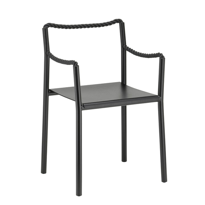 Artek - Rope Chair, noir / noir