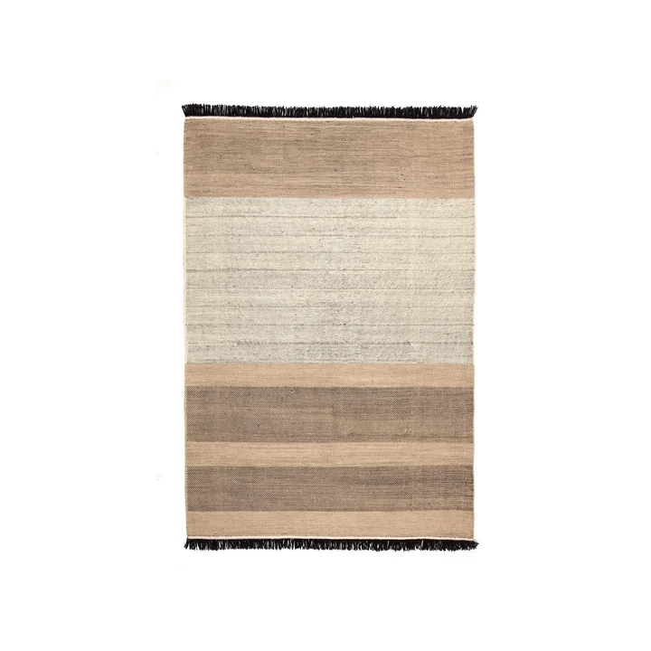 Tres Stripes 170 x 240 cm de nanimarquina en noir