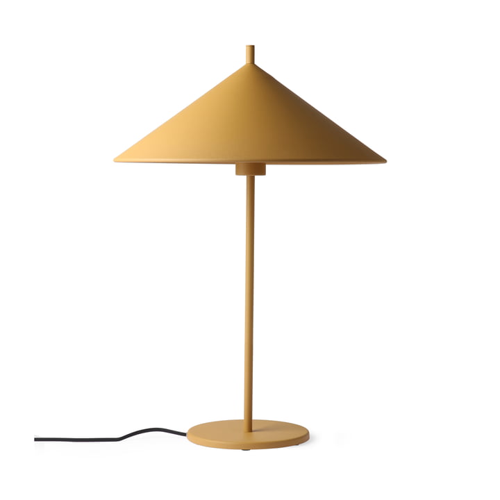 Lampe de table Triangle L de HKliving en ocre mat