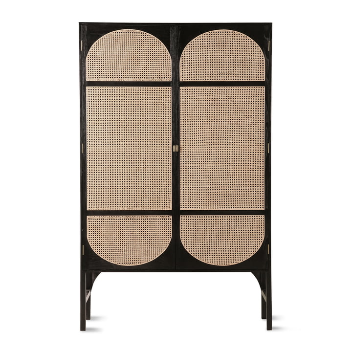 HKliving Retro bing Armoire avec vannerie Connox