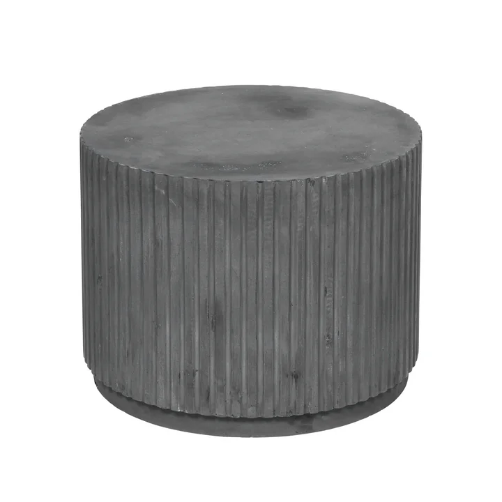 Rillo Table d'appoint, Ø 56 x H 42 cm, charcoal de Broste Copenhagen