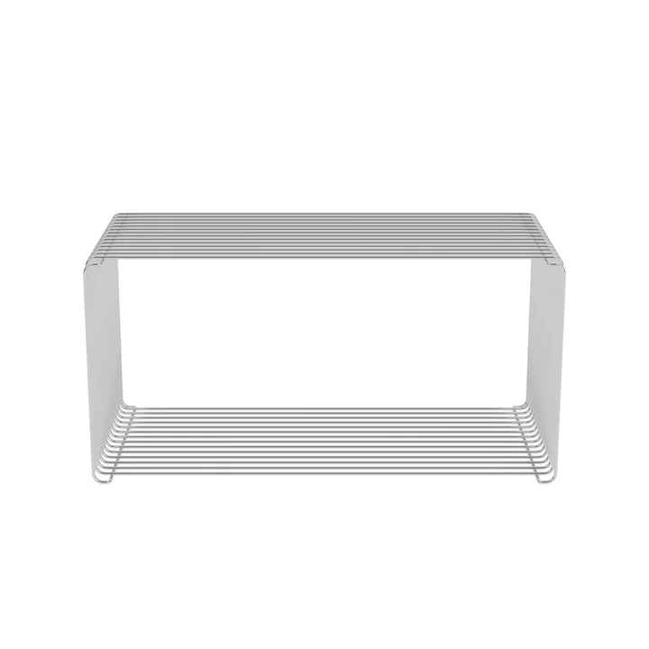 Panton Wire Extended Étagère 34,8 cm, Chrome de Montana.