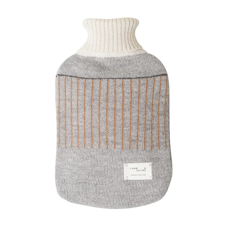 Bouillotte Aymara, motif gris par Form & Refine