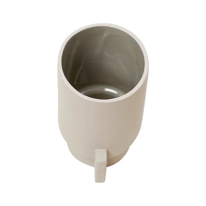 Vase Alcoa, petit, Ø 6,3 H 12,5 cm, gris clair de Form & Refine