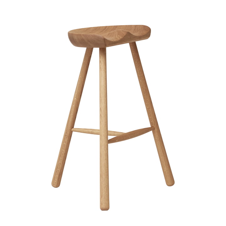 Shoemaker Chair, n° 68, chêne blanc pigmenté par Form & Refine