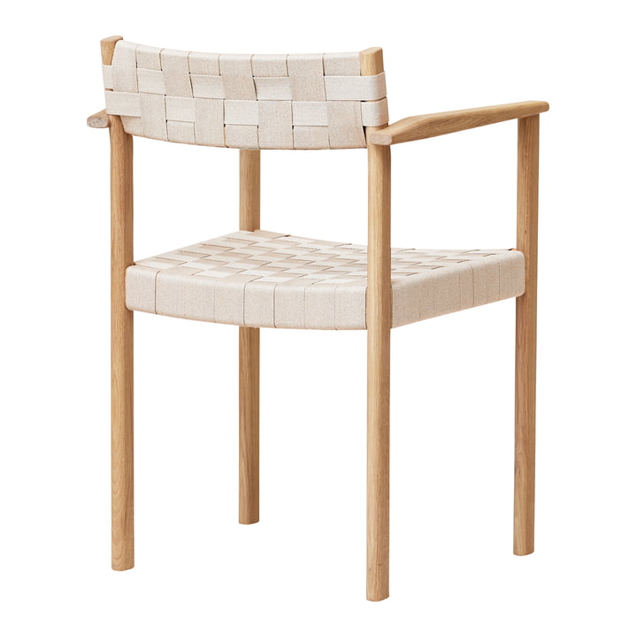 Fauteuil à Motif, chêne pigmenté blanc de Form & Refine