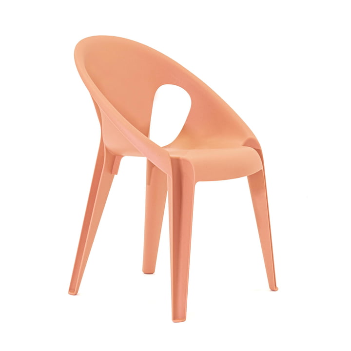 Bell Chair dans la couleur sunrose orange