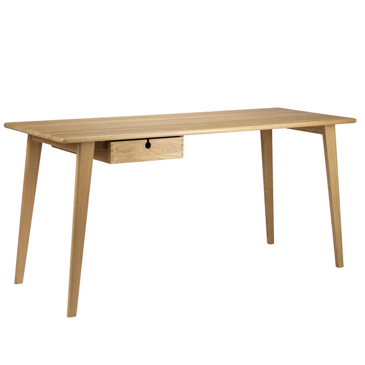 C67 Bureau large, 150 x 50 cm, chêne naturel de FDB Møbler