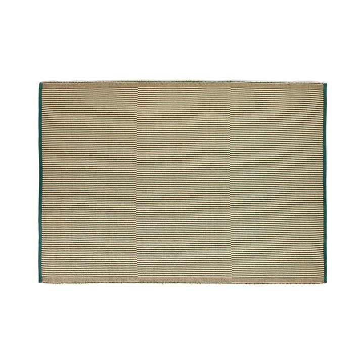 Tapis, 170 x 240 cm, noir / vert de HAY.
