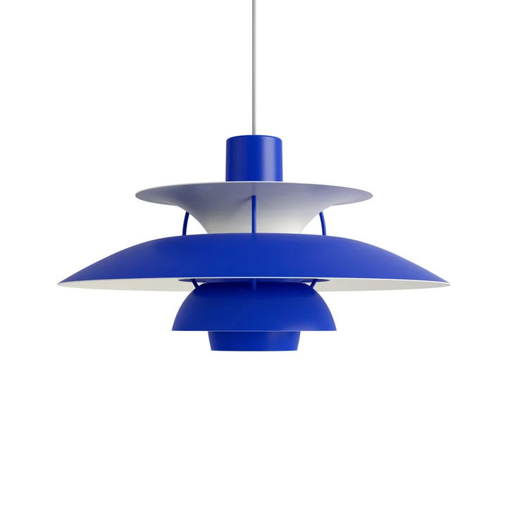 PH 5 suspension, monochrome blue de Louis Poulsen .