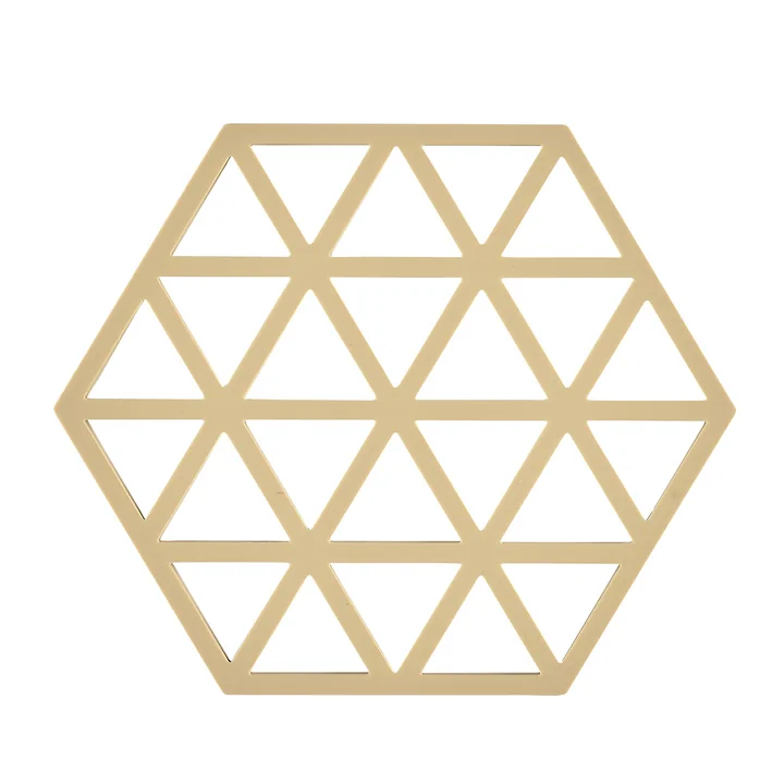 Triangle Dessous de verre, 16 x 14 cm, warm sand de Zone Denmark