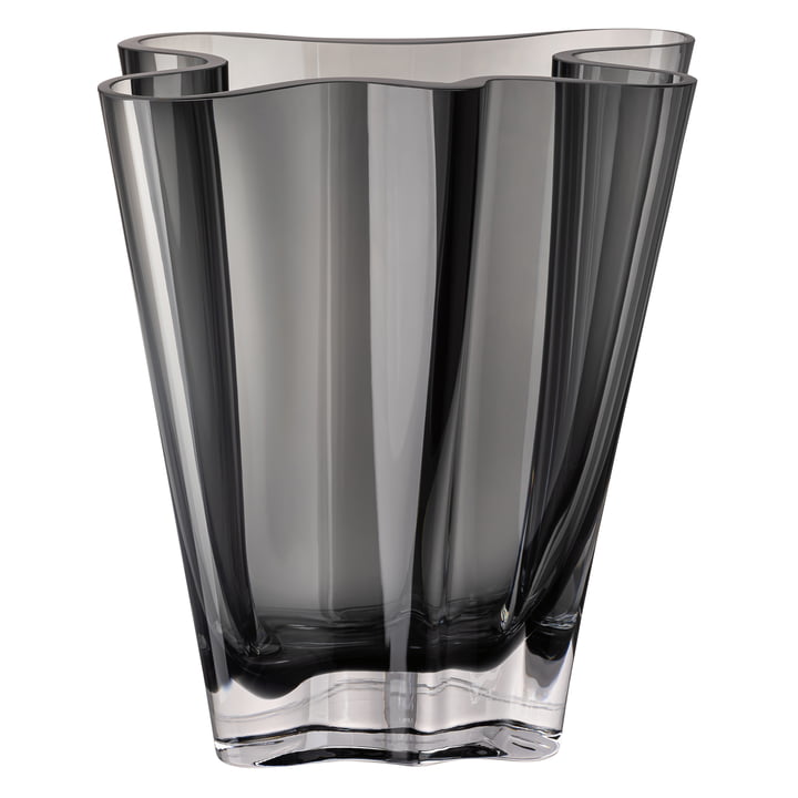 Vase Flux, 26 cm / gris - Rosenthal