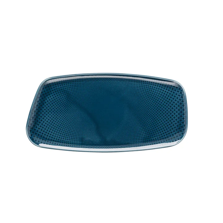Assiette Junto, 30 x 15 cm, ocean blue par Rosenthal