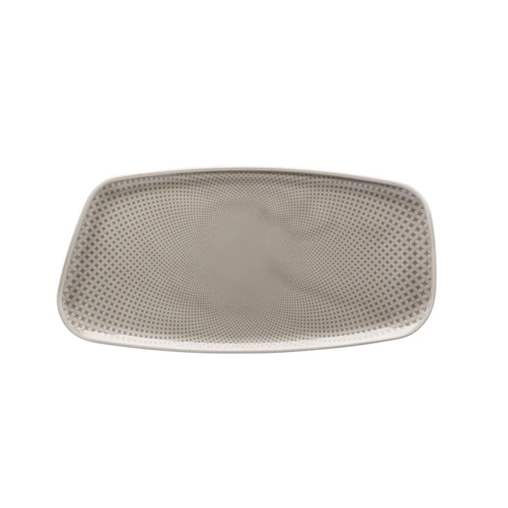 Assiette Junto, 30 x 15 cm, pearl grey par Rosenthal