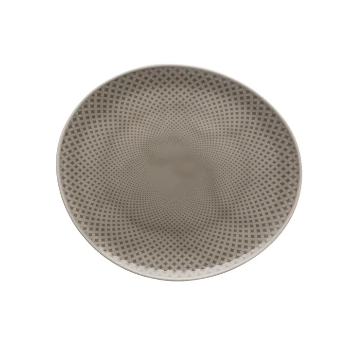 Assiette plate Junto Ø 22 cm, pearl grey par Rosenthal