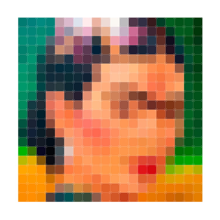 Affiche Frida Pixel, 200 x 200 cm par IXXI