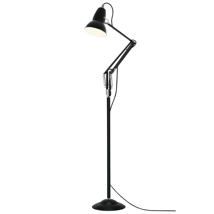 Original 1227 Lampadaire, jet black (câble : noir) de Anglepoise