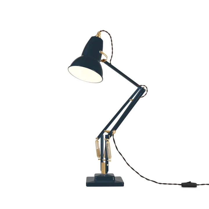 Original 1227 Lampe de table en laiton, ink blue de Anglepoise