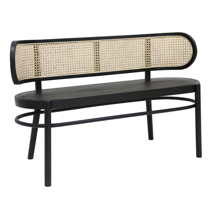 Retro Webbing Bank, noir de HKliving