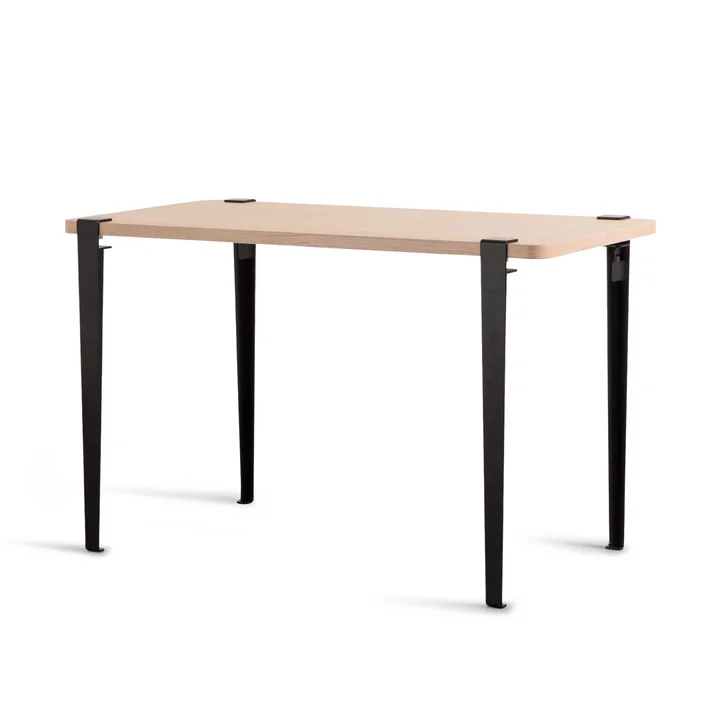 Le bureau NOMA, chêne / noir graphite de TipToe