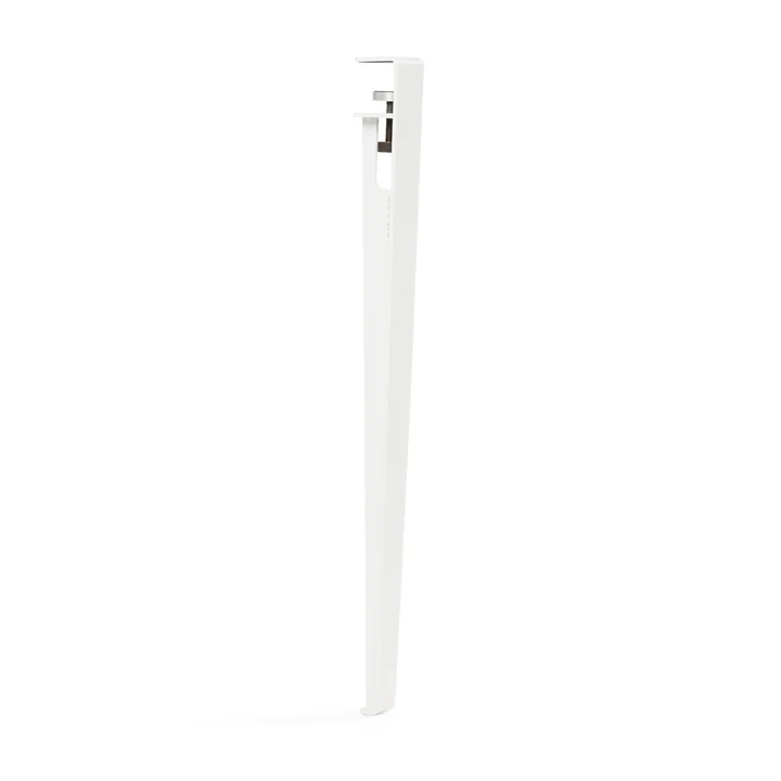 Le pied de table et de bureau H 75 cm, blanc nuage de TipToe