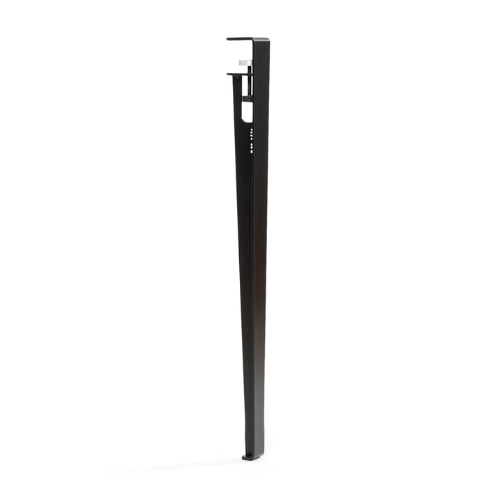 Le pied de table et de bureau H 75 cm, noir graphite de TipToe