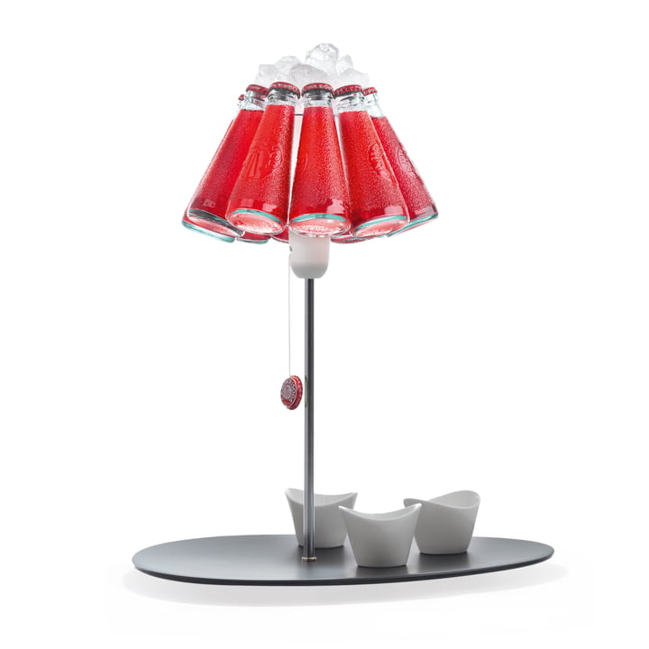 La lampe de table Campari Bar, rouge (EU) par Ingo Maurer