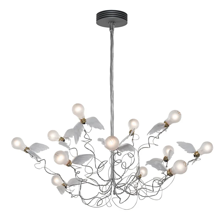 La lampe à suspension Birdie, transparente de Ingo Maurer