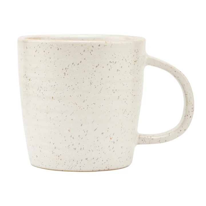 Mug avec poignée Pion, gris / blanc par House Doctor