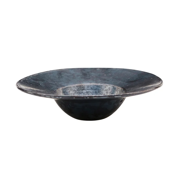 Bol / assiette à pâtes Pion, Ø 25 cm, noir / marron par House Doctor