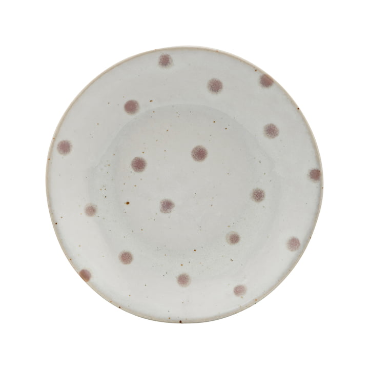 Assiette The Dots, Ø 15,7 cm, blanc / vert par House Doctor