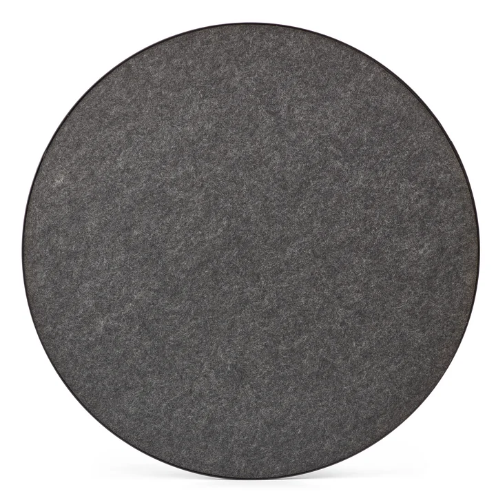 Retell Tableau d'affichage Ø 80 cm, noir de Gejst