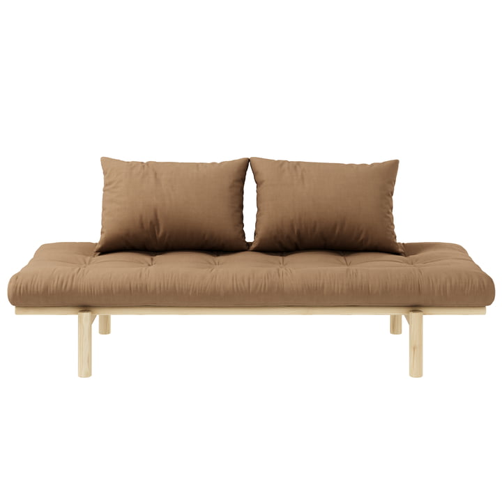 Le daybed Pace, pin naturel / mocca (755) de Karup Design