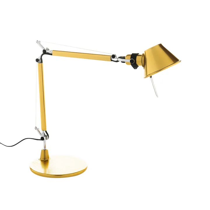 Tolomeo Micro Lampe de table de Artemide en or brillant